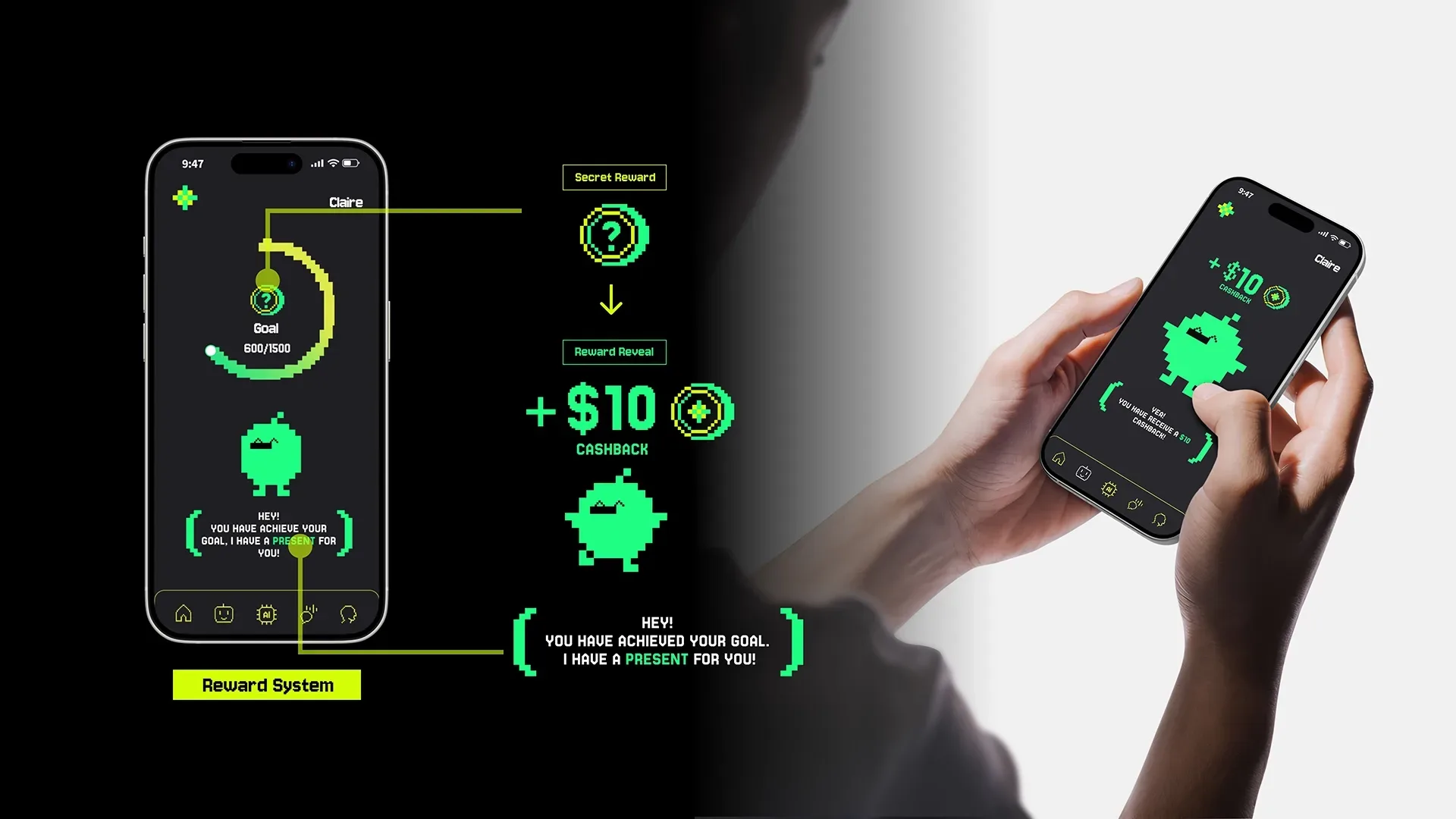 This is our analysis chart. Users can observe basic market charts and track the results of their financial decisions over time. The goal isn’t speculation, but learning long-term patience, steady contributions, and the value of compounding.