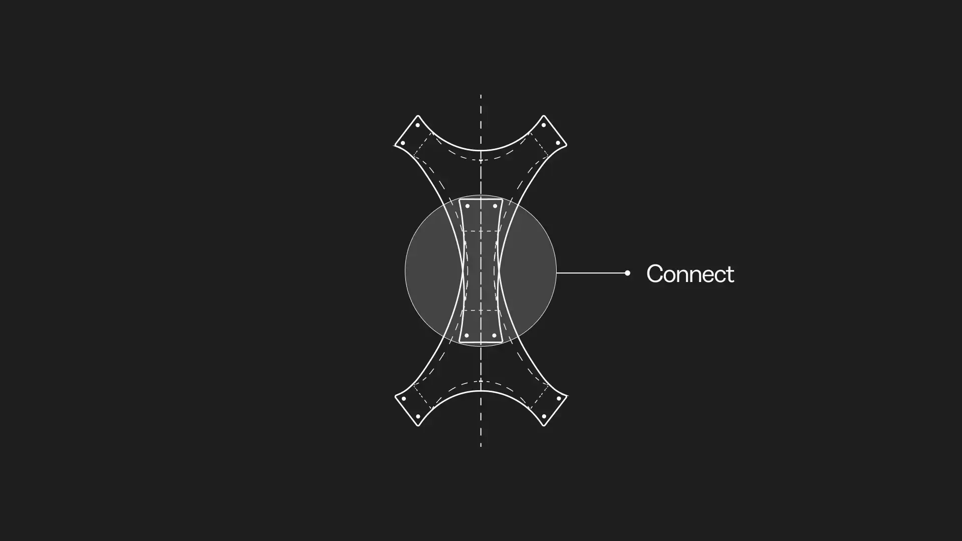 BEAMs branding was created from two intersecting beams.