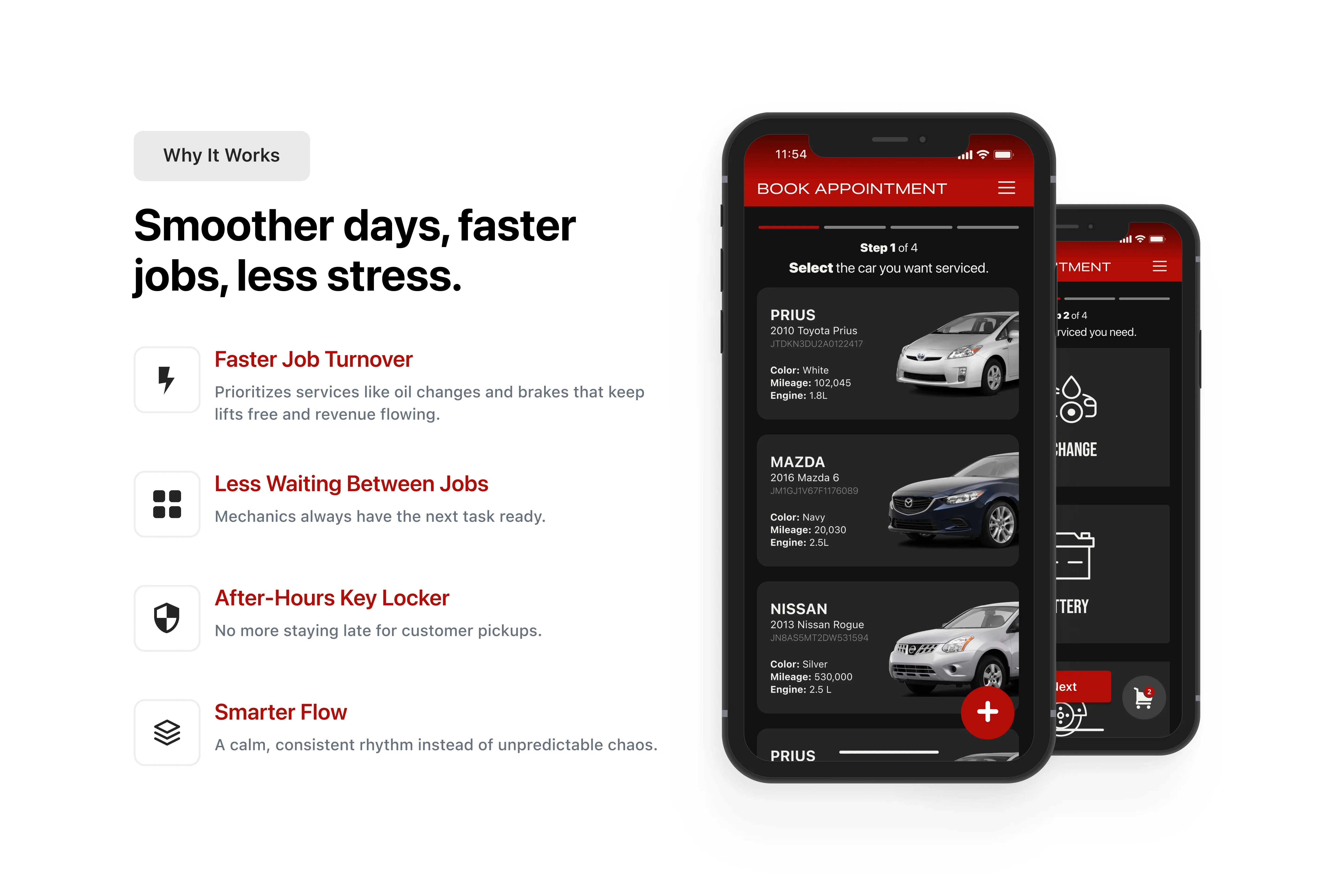 This section features direct feedback from RL Auto Repair staff:<ul><li><strong>Ricardo Urbaez, Shop Owner and Manager</strong>, says: “Some days used to be dead and others insane. Now it’s actually manageable.”<br /> </li><li><strong>Oscar Fermin, Shop Manager</strong>, says: “I don’t have to wait around anymore for people to come pick up their cars.”<br /> </li></ul>These quotes highlight how the system reduced stress and improved daily operations.